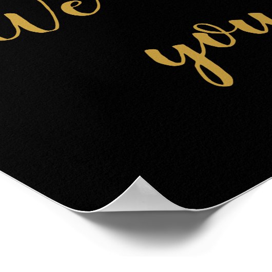 Aangepersonaliseerd Welkomstteken voor Las Vegas W Poster (Hoek)