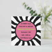 Aangepersonaliseerde 13e uitnodiging van de Partij (Staand voorkant)