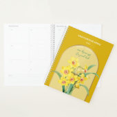 Aangepersonaliseerde aangeboren bloeimaand maart D Planner (Display)