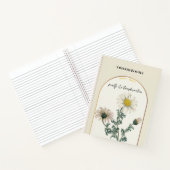 Aangepersonaliseerde aangeboren maand april notitieboek (Binnen)