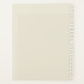 Aangepersonaliseerde aangeboren maand april planner (Achterkant)