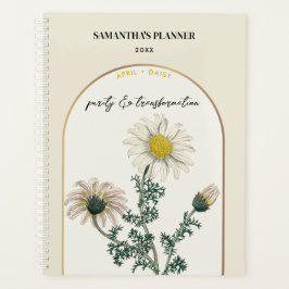 Aangepersonaliseerde aangeboren maand april planner
