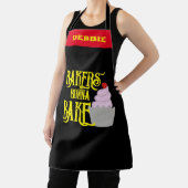 Aangepersonaliseerde Aangepaste Naam Bakna Bake Fu Schort (Insitu)