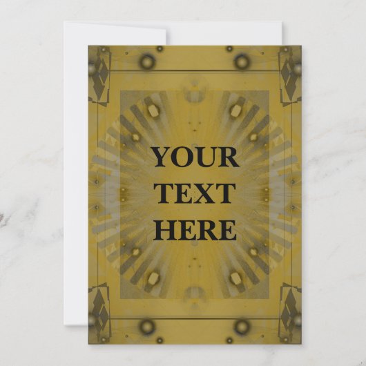 Aangepersonaliseerde Abstracte evenementenuitnodig Kaart (Voorkant)