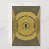 Aangepersonaliseerde Abstracte evenementenuitnodig Kaart (Achterkant)