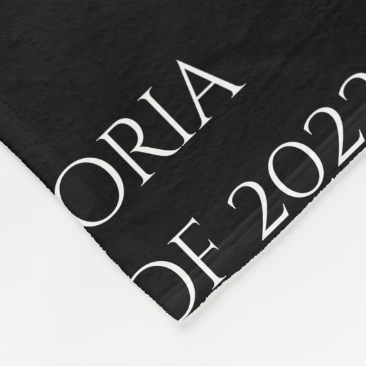 Aangepersonaliseerde Afstuderen Keepomwille Class  Fleece Deken (Hoek)