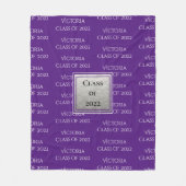 Aangepersonaliseerde Afstuderen-nadenklasse van he Fleece Deken (Voorkant)