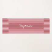 Aangepersonaliseerde benaming Stusty Roos Pink Str Yogamat (Achterkant (horizontaal))