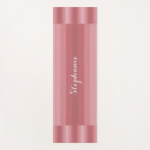 Aangepersonaliseerde benaming Stusty Roos Pink Str Yogamat (Voorkant)
