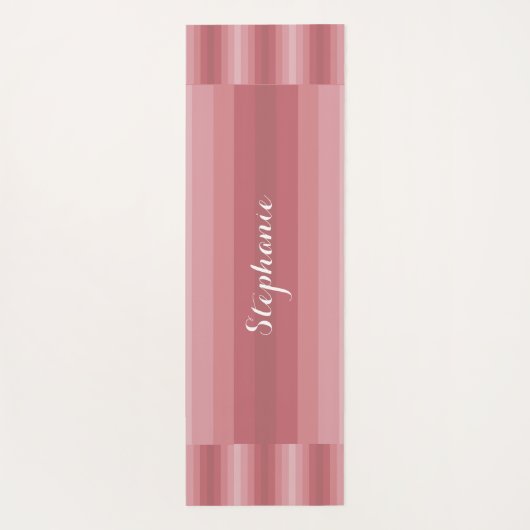 Aangepersonaliseerde benaming Stusty Roos Pink Str Yogamat (Achterkant)