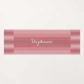 Aangepersonaliseerde benaming Stusty Roos Pink Str Yogamat (Voorkant (horizontaal))