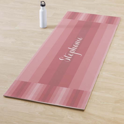 Aangepersonaliseerde benaming Stusty Roos Pink Str Yogamat (In situ)