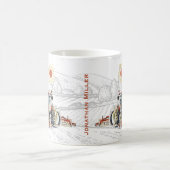 Aangepersonaliseerde  Boerderij tractor Koffiemok (Center)