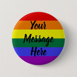 Aangepersonaliseerde Button voor de regenboog