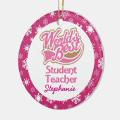 Aangepersonaliseerde cadeauorganisatie voor studen keramisch ornament (Links)