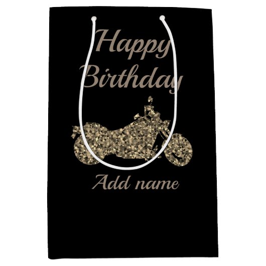 Aangepersonaliseerde cadeautas voor motorfietsen (Voorkant)