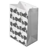 Aangepersonaliseerde cadeautas voor motorfietsen (Achterkant Gekanteld)