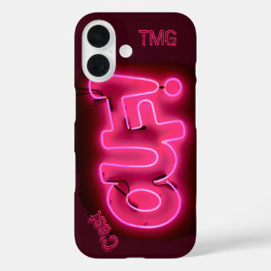 Aangepersonaliseerde C'est Ouf! Neon Pink. iPhone 16 Hoesje