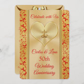 Aangepersonaliseerde Christelijke uitnodiging voor (Voorkant / Achterkant)