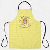 Aangepersonaliseerde Citaat van de Bron | Gele pok Schort (Voorkant)