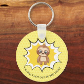 Aangepersonaliseerde Citaat van de Bron | Gele pok Sleutelhanger (Voorkant)