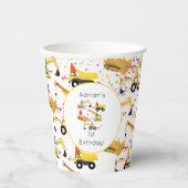 Aangepersonaliseerde constructietransplegger: Birt Papieren Bekers (Voorkant)