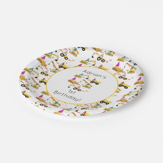 Aangepersonaliseerde constructietransplegger: Birt Papieren Bordje (Gekanteld)