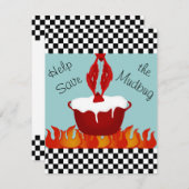 Aangepersonaliseerde controlebokspartij kaart (Voorkant / Achterkant)