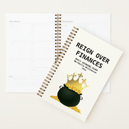 Aangepersonaliseerde dagboekende begrotingsagenda planner