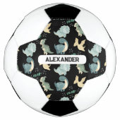 Aangepersonaliseerde Dinosaur van de NaamDouane Voetbal (Voorkant)