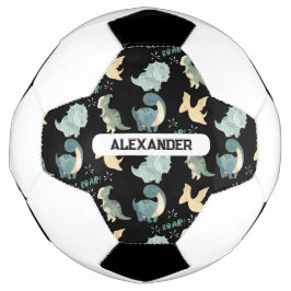 Aangepersonaliseerde Dinosaur van de NaamDouane Voetbal