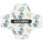 Aangepersonaliseerde Dinosaur van de NaamDouane Voetbal (Enkel)