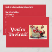 Aangepersonaliseerde Exchange Party voor Santa Co Kaart (Voorkant / Achterkant)