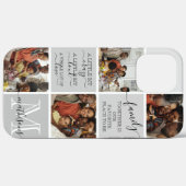 Aangepersonaliseerde familiefotogrammofooncologe f Case-Mate iPhone case (Achterkant (horizontaal))