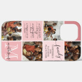 Aangepersonaliseerde familiefotogrammofooncologe f Case-Mate iPhone case (Achterkant (horizontaal))