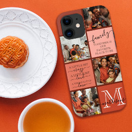 Aangepersonaliseerde familiefotogrammofooncologe f Case-Mate iPhone case