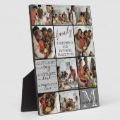 Aangepersonaliseerde familiefotogrammofooncologe f fotoplaat (Zijkant)