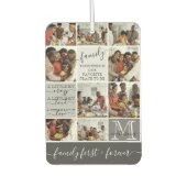 Aangepersonaliseerde familiefotogrammofooncologe f luchtverfrisser (Voorkant)