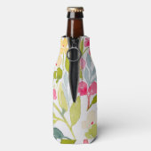 Aangepersonaliseerde Floral Flesjeskoeler (Fles Achterkant)