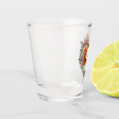 Aangepersonaliseerde Floral Lady Shot Glas (Links)