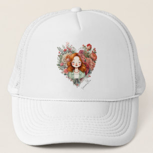 Aangepersonaliseerde Floral  Lady Trucker Pet