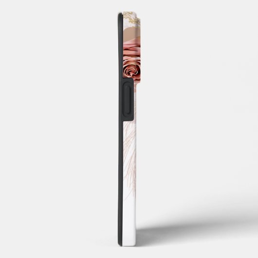 Aangepersonaliseerde Floral Pampas Grass Boho Terr Case-Mate iPhone Case (Achterkant / Rechts)