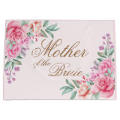 Aangepersonaliseerde Floral Pink Bride Band, voor Groot Cadeauzakje (Voorkant)