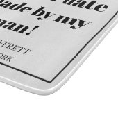 Aangepersonaliseerde Funny-diner gemaakt door mijn Snijplank (Hoek)