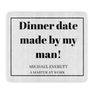 Aangepersonaliseerde Funny-diner gemaakt door mijn Snijplank