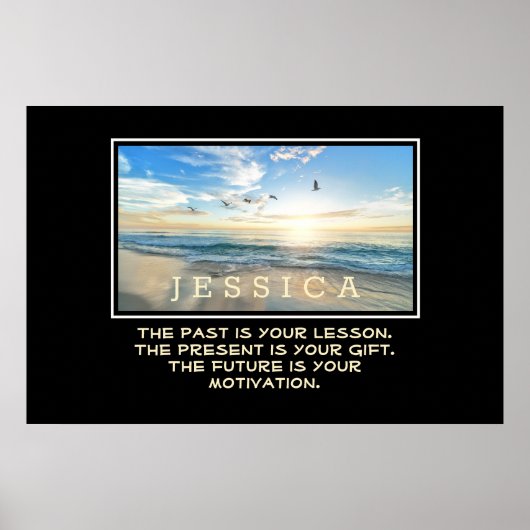 Aangepersonaliseerde Inspirerend Motivatie van het Poster (Voorkant)