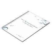 Aangepersonaliseerde Inspirerend naam van de Water Notitieboek (Linkerzijde)