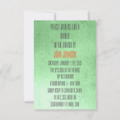 Aangepersonaliseerde Italiaanse uitnodiging voor v (Achterkant)