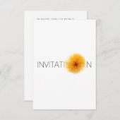 Aangepersonaliseerde Italiaanse uitnodiging voor v (Voorkant / Achterkant)