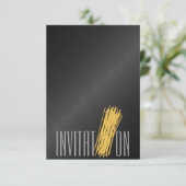 Aangepersonaliseerde Italiaanse uitnodiging voor v (Staand voorkant)